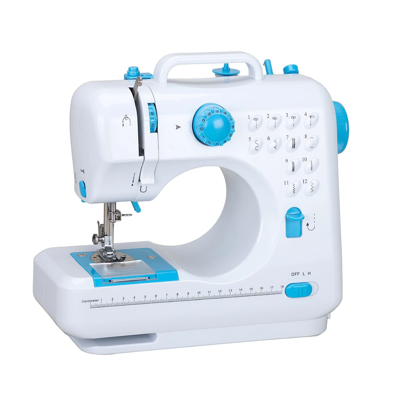 Миниатюрная многофункциональная электрическая швейная машина 505A, улучшенная версия, портативная, ручная, многофункциональная, электрическая.
