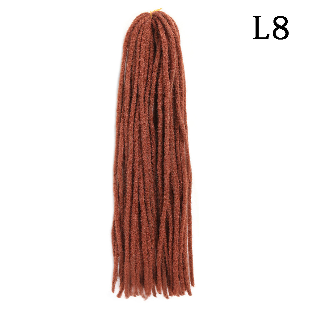 Perücke, Space-Seide, afrikanische Dreadlocks, afrikanische Hip-Hop-Reggae-Dreadlocks, gehäkelte Dreadlocks, geflochtene farbige Seile auf Lager_voghion.com