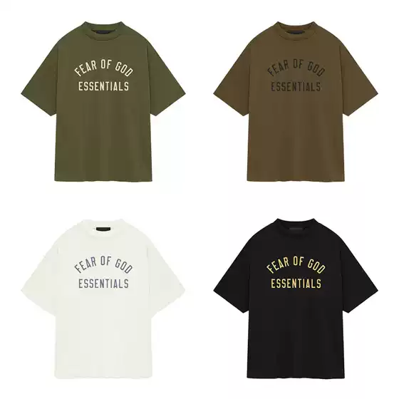 2024FW FOG ESSENTIALS Short Sleeve T-Shirt Summer ESSENTIALS Streetwear