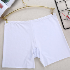Processing Safety Pants for Women Anti-Nudity Ice Silk Invisible Lifting Thin Underwear Two-in-One Women's Three-Quarter Leggings