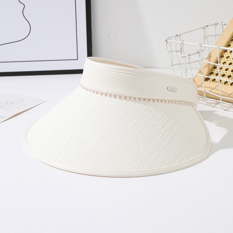 Sombrero de mujer, sombrero de protección solar de techo vacío transpirable de verano de alta gama, nueva moda, sombrero para el sol de ciclismo al aire libre