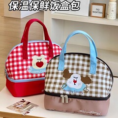 饭盒袋手提袋子保温袋饭盒包加厚铝箔学生上班族便当盒带饭装餐包