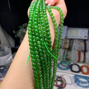 Hetian Jade Jasper 108 Beads Round Beads Necklace Lanyard 6mm Jade Pendant Bracelet Bracelet Accessories