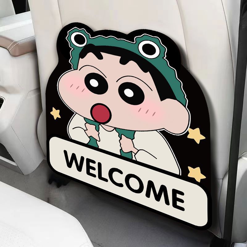 Cartoon anti-kick pad car anti-kick pad universal rear seat back anti-dirty protective pad car rear seat protective pad