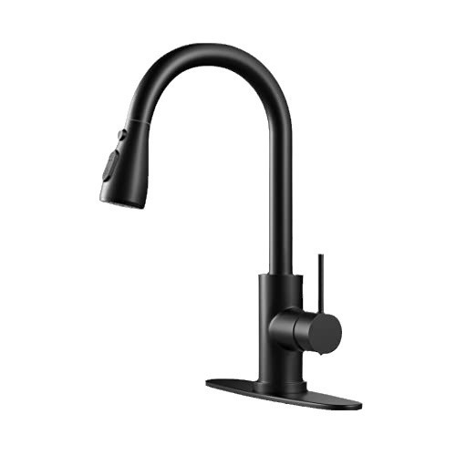 Cocina de extracción tipo agua de lluvia volante grifo fregadero de acero inoxidable lavabo de verduras mezcla de agua caliente y fría retráctil agujero único transfronterizo mayorista