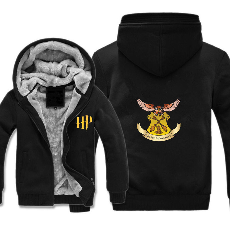 Anime Game Sweatshirt Harry Potter Surrounding Casual Hoodie for Teenagers Winter Thickened Warm Hoodie