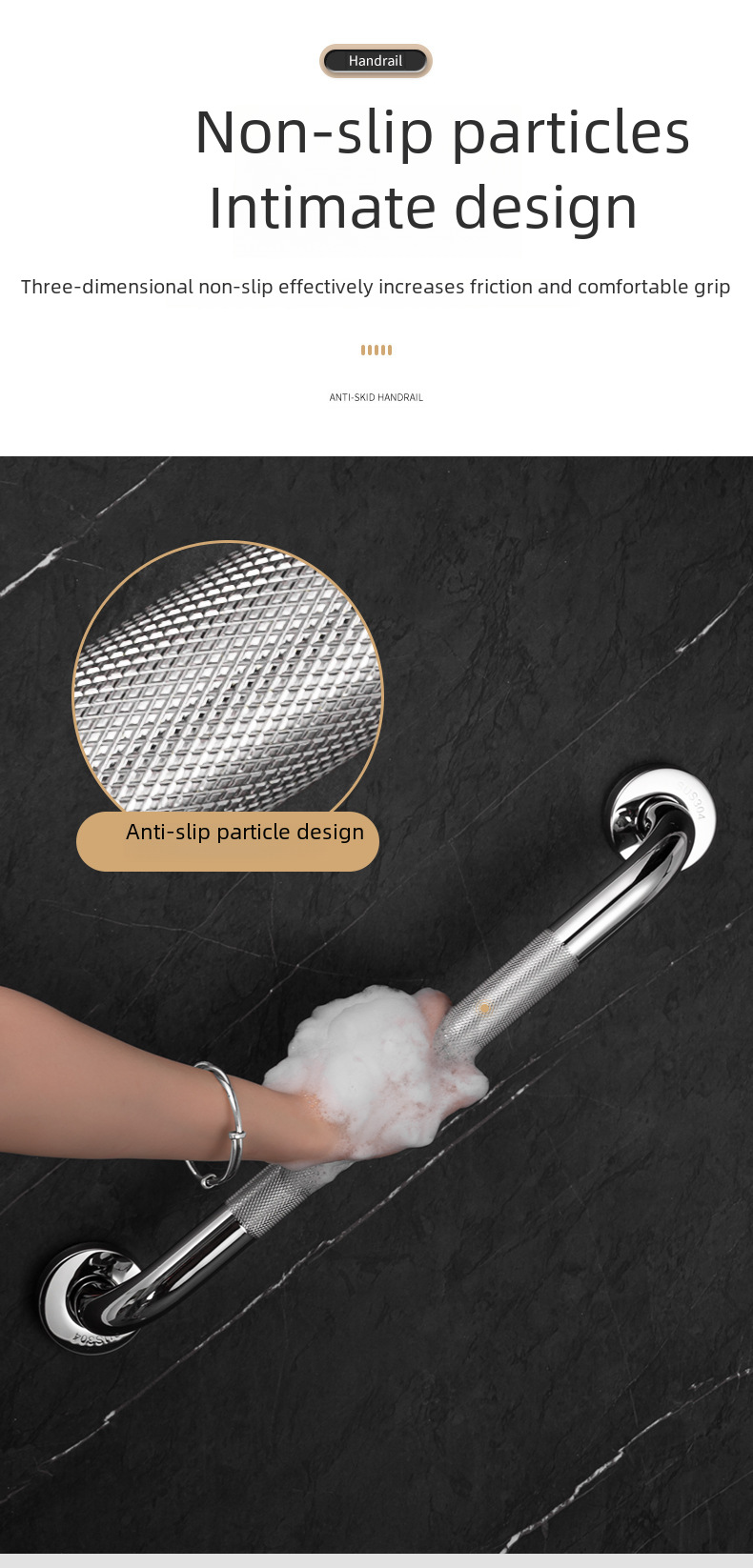 Anti-Slip Stainless Steel Handrail 9