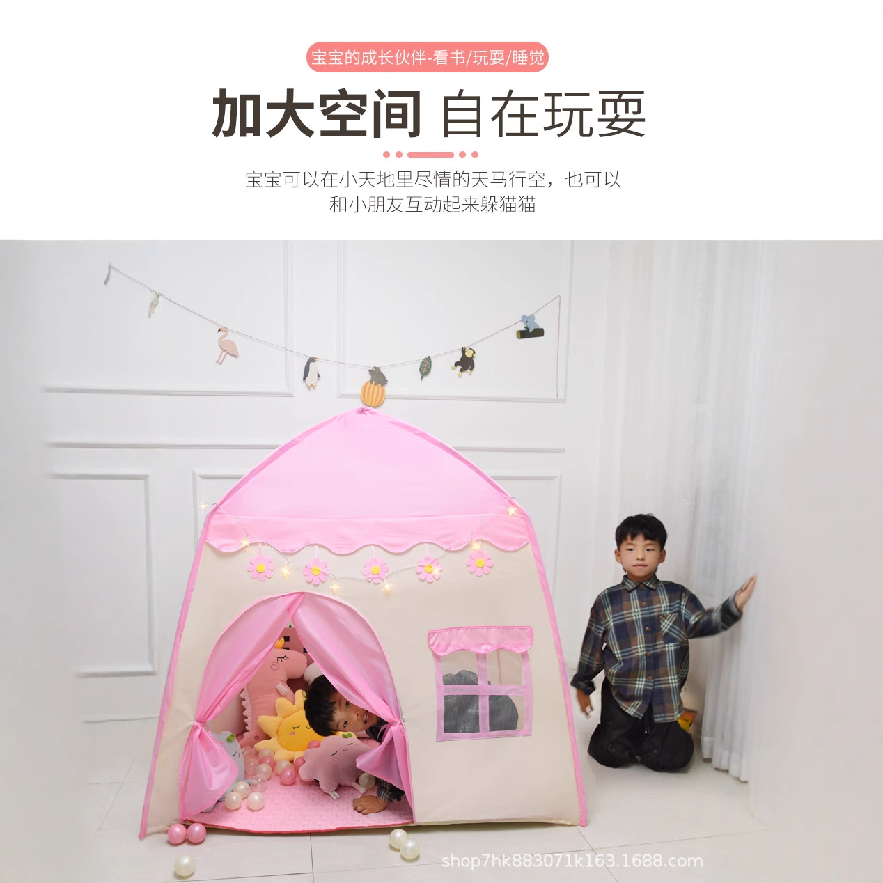 Nuevo castillo de la princesa para niños tienda de campaña casa de juegos para niños niñas casa de juguetes villa base secreta juguetes interior