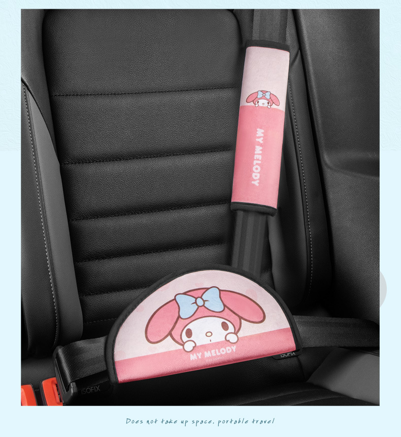 Seat Belt Shoulder Cover Car Cute Cartoon Jade Dog Car Children's Seat Belt Car Protective Cover Anti-Stranglehold