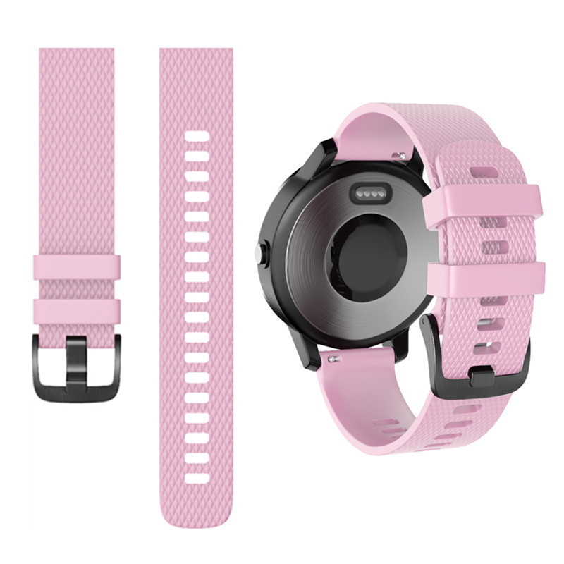 Suitable for Garmin Vivoactive3 Hr Silicone Watch Strap, Universal for Garmin 245/158/255/ 20mm