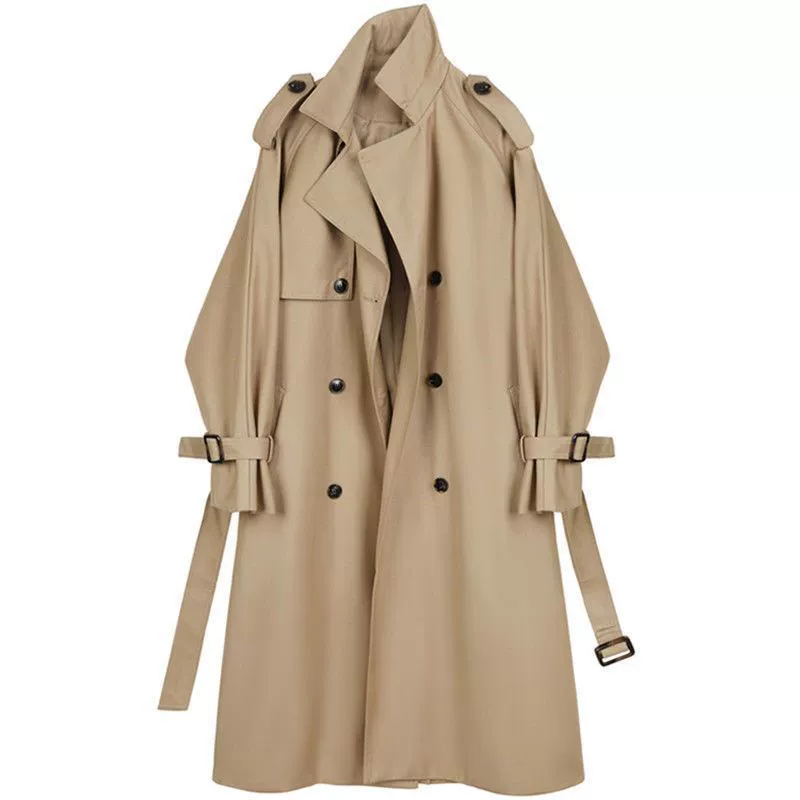 Модный хаки демисезонный trench coat, куртка для отдыха, корейский стиль