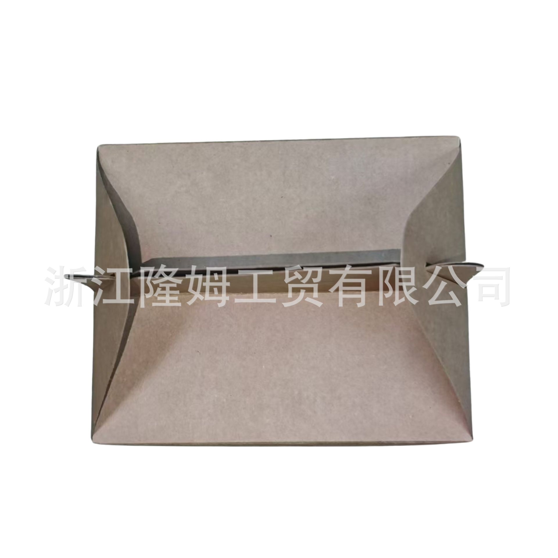 牛皮折叠式包装纸 开餐行业包装用纸盒 快捷打包用纸盒