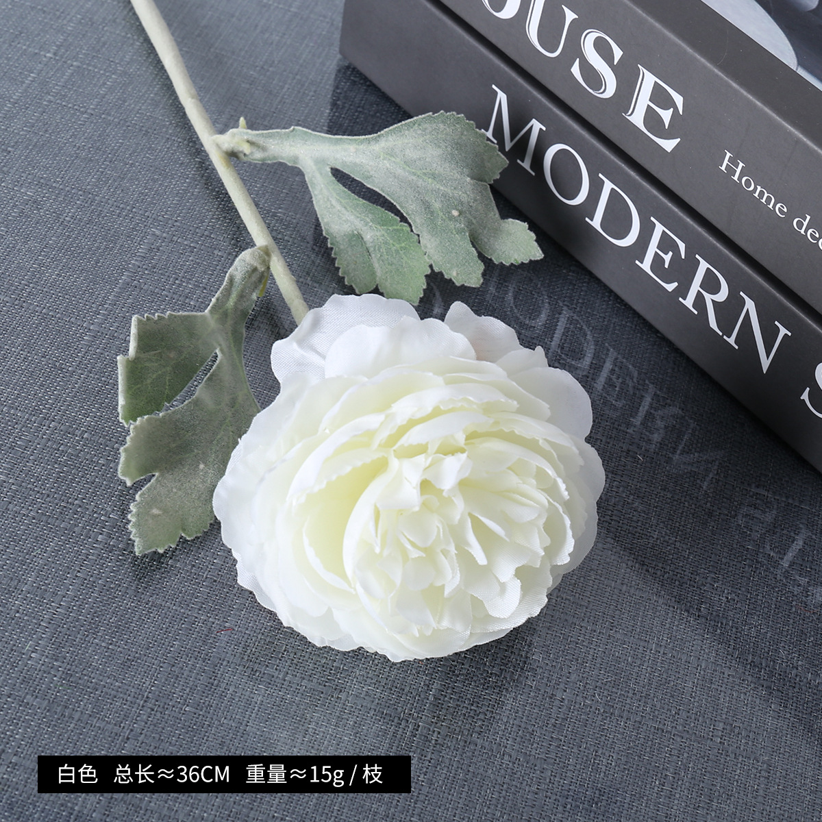 Simulación de una sola cabeza de floquete de loto nuevo producto de flor de loto decoración de bodas flor de seda floquete peonía al por mayor