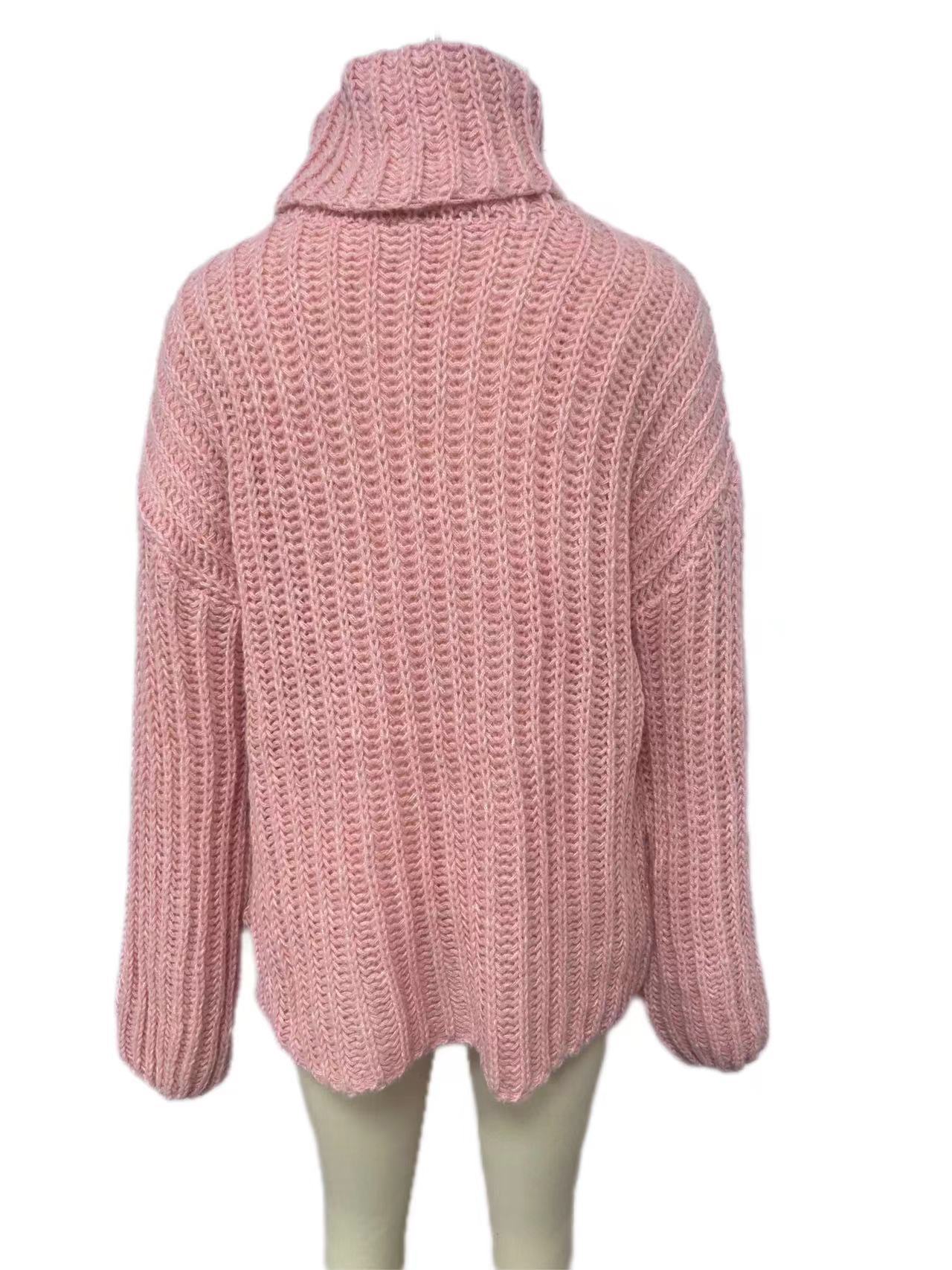 Pullovers Placket Type Wholesale Women's Simple Style Solid Color Long Sleeve Sweaters & Cardigans