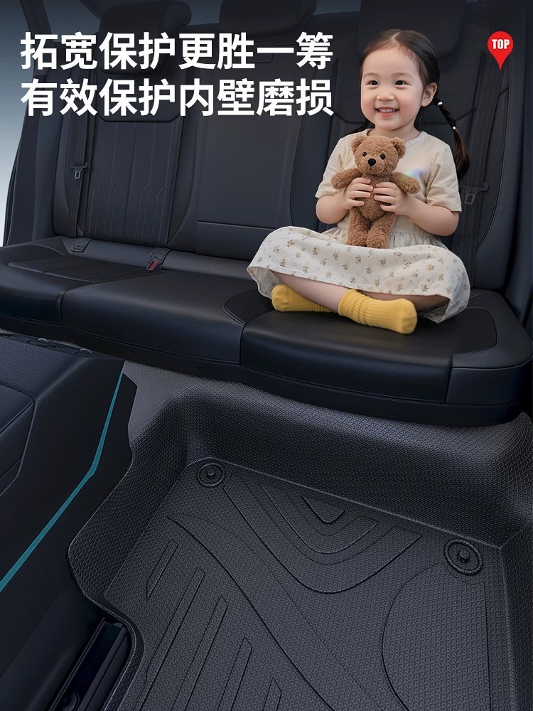 Suitable for 26 Models of Song Pro Ultra Ev, Full Surround Tpe Eco-Friendly High-End Floor Mats for Interior Modification