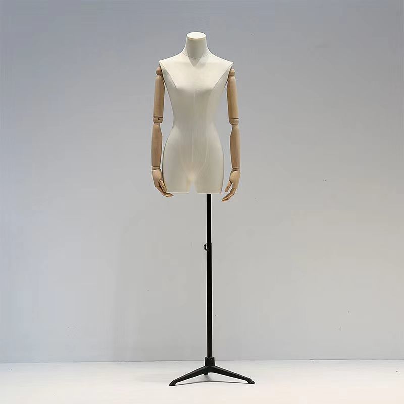 Modelo clavícula pequeña prop de pecho tienda de ropa modelo estante de exhibición de hombro plano ventana de ropa de mujer muestra busto modelo