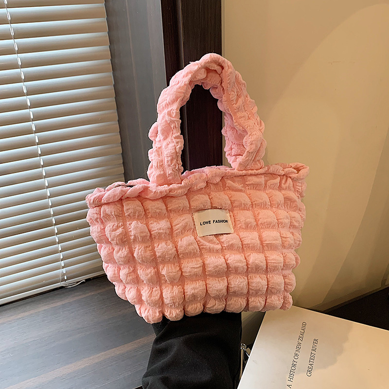 Bolsos de hombro plegables de moda coreana de estilo extranjero, bolsas de ocio de primavera y verano para mujeres, bolsas de brazo, bolsas especiales