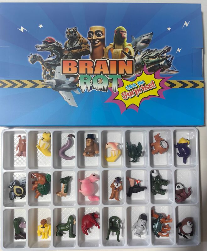 跨境新品 第二代24款山海经木棍人通通通摆件玩具袋装280g|undefined