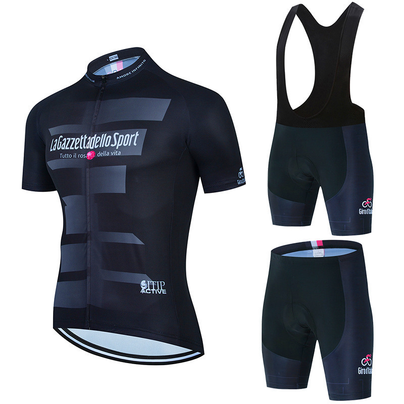 Summer Short-sleeved Mountain Bike Cycling Suit Tour de France 2023 Men's and Women's Outdoor Quick-drying Breathable Cycling Shirt