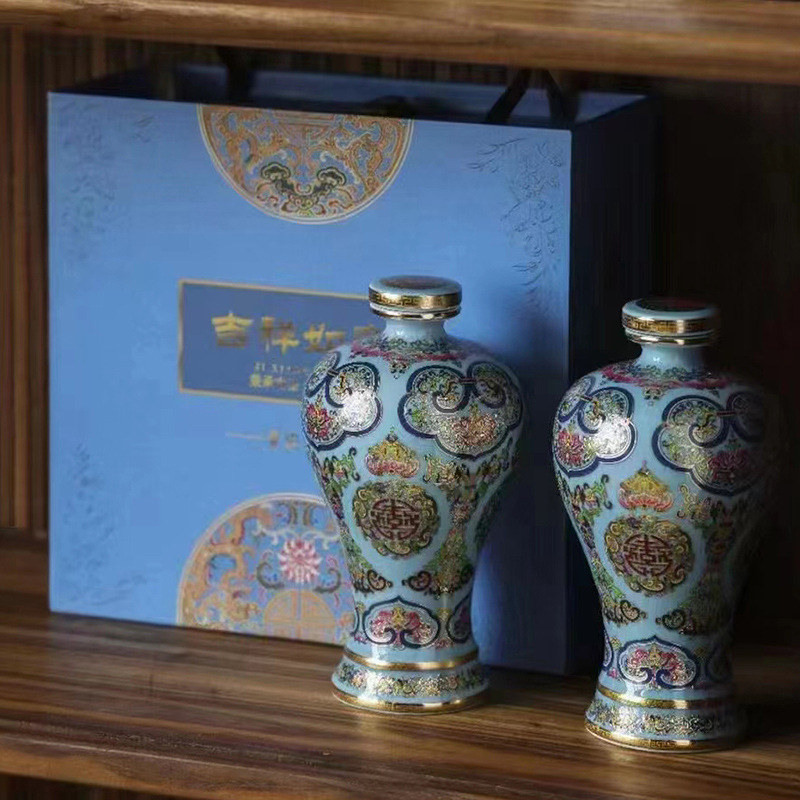 매실 병 1kg 2 + 선물 상자