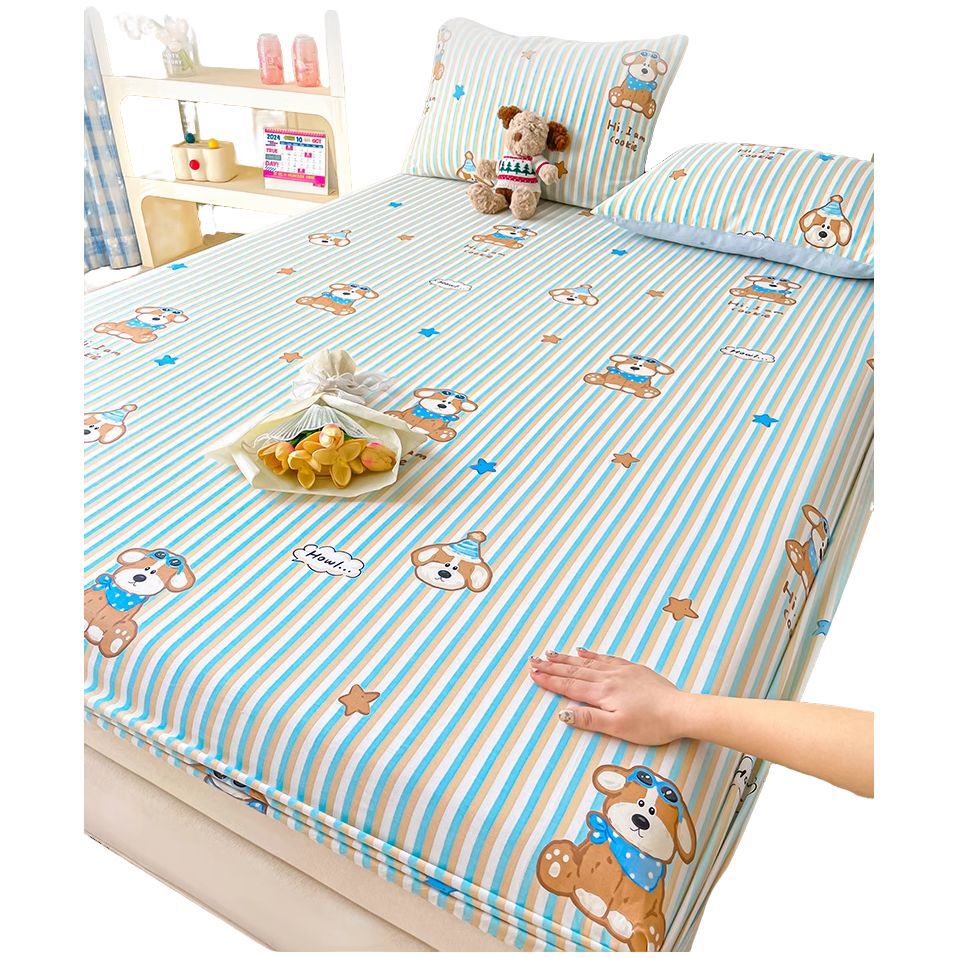 2025 nueva sábana de algodón pieza individual 100 funda de cama impresa de algodón dormitorio para niños 2025 nueva temporada universal 2