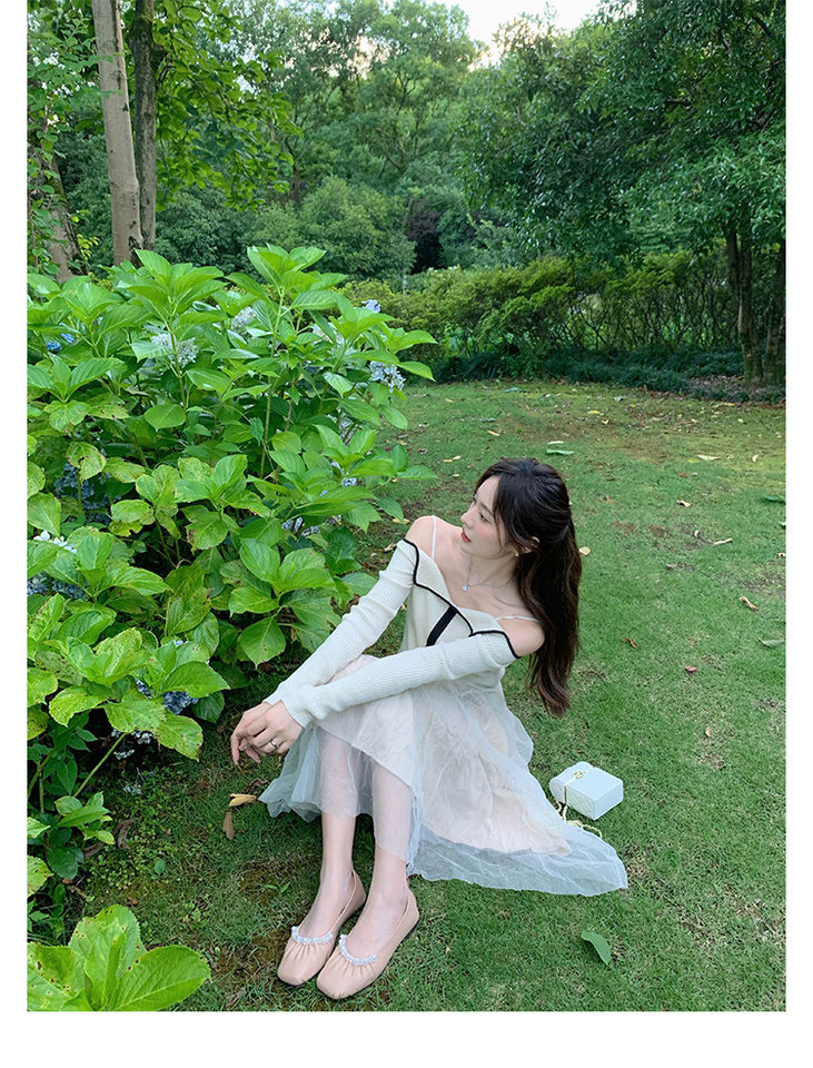 Giày búp bê nữ mũi vuông gót thấp đế mềm phối ngọc trai, kiểu Mary Jane thanh lịch — Màu nâu, Màu trắng, Màu đen chi tiết 37