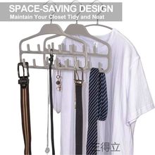 家用围巾丝巾挂架多功能漆皮挂架皮带腰带衣架领带挂钩架吊带衣挂