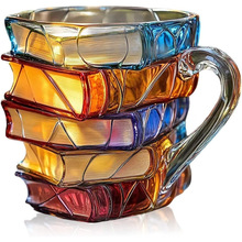 Painted Book Mug�ʻ��鱭3D�ʻ��鼮���ȱ����ص��鼮�ѵ�������