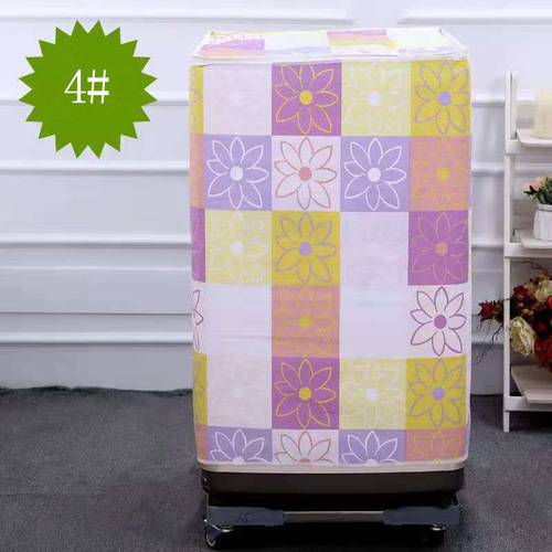 Washing machine cover waterproof, sunproof and dustproof household fully automatic pulsator drum washing machine cover washing machine cover home appliance cover