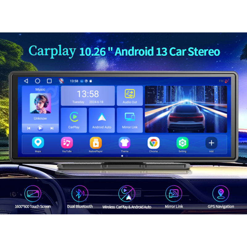 Mirroring 4K Dual – Chezai Driving recorder - android-140-front-and-rear-1080p-4g-network