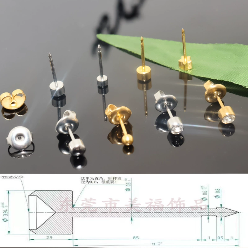 Модные серьги-гвоздики с цирконом разных цветов для прокола ушей, заостренные серьги-гвоздики для прокола ушей, прямые поставки от производителя.