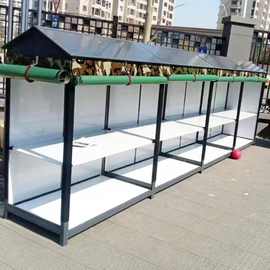 幼儿园户外玩具收纳柜收纳架防雨储物柜带门带轮涂鸦柜防雨