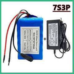 7S3P 18650 リチウムイオン電池パック 24V20000mAh 電動アシスト自転車バランスカー