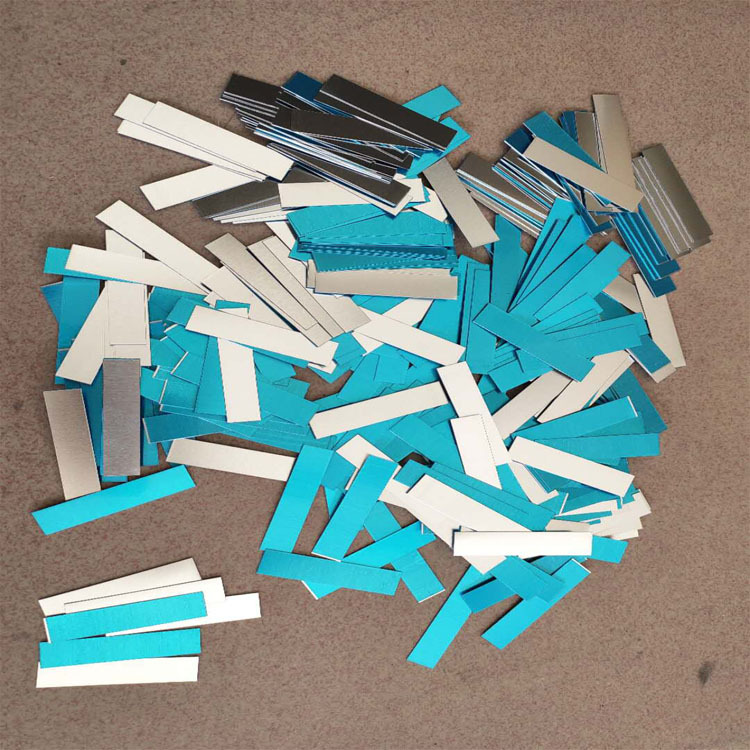 铝箔条 彩色铝箔条 超细超窄铝箔条  柔软特硬 金属小铝箔条