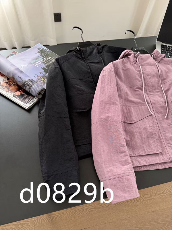 拾吟 2025年秋季女款短款外套 宽松休闲舒适女连帽夹克 一件代发|undefined