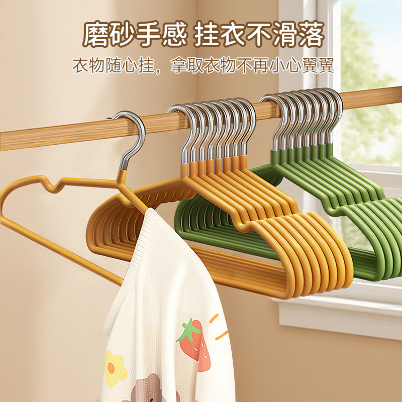 儿童加粗小孩衣架无痕防滑晾晒挂婴幼儿宝宝中童大童家用挂衣专用|undefined