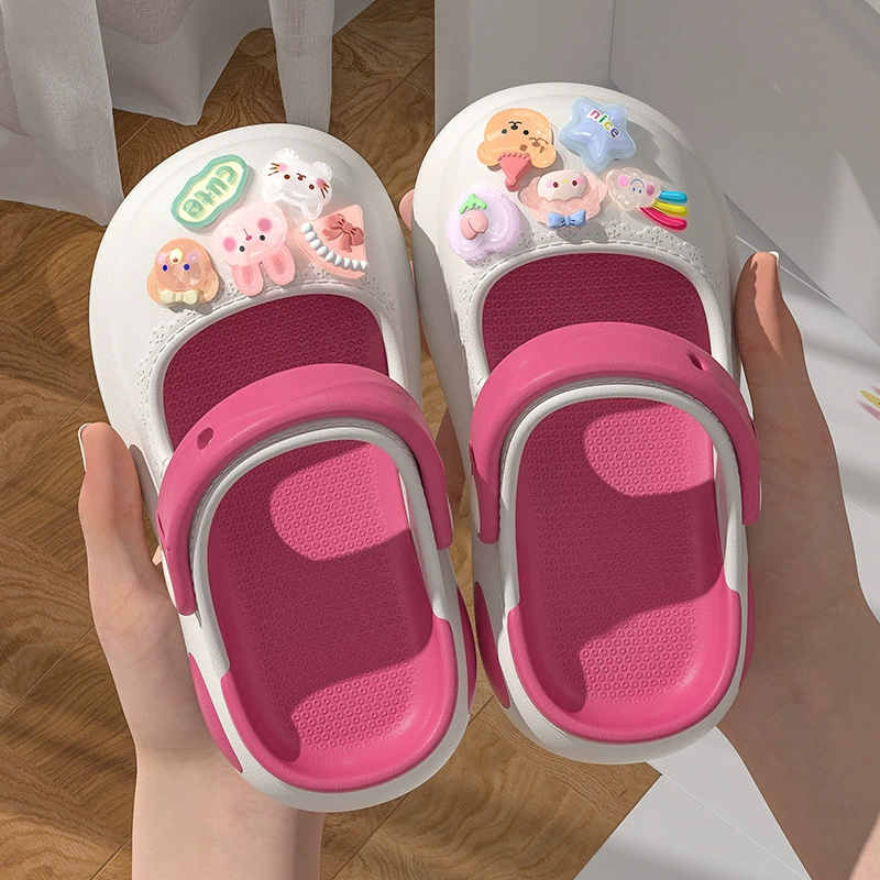Детские сандалии в помещении Нескользящие детские тапочки детские сандалии мультфильм милые пляжные туфли