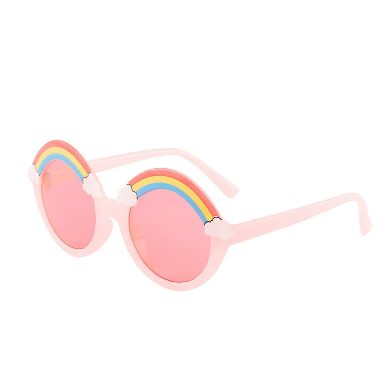 Children's rainbow cute sunglasses, marine glasses, wholesale