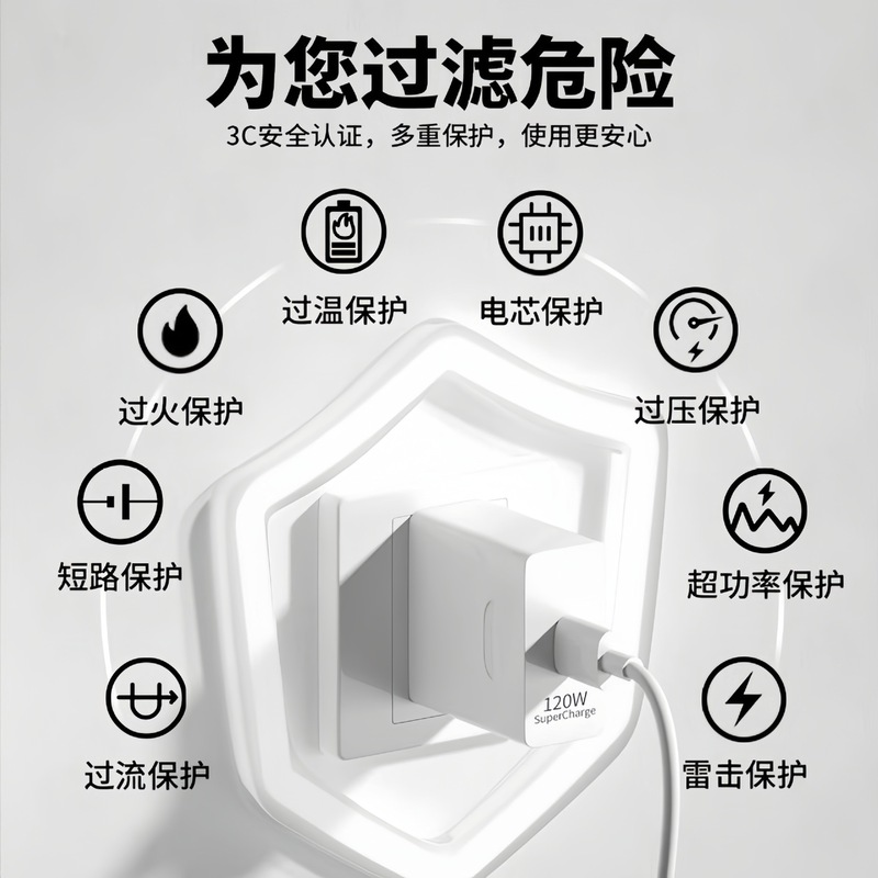 華為120W充電ヘッド66W超速充栄光mate40/30nova100W携帯電話充電器を適用する|undefined
