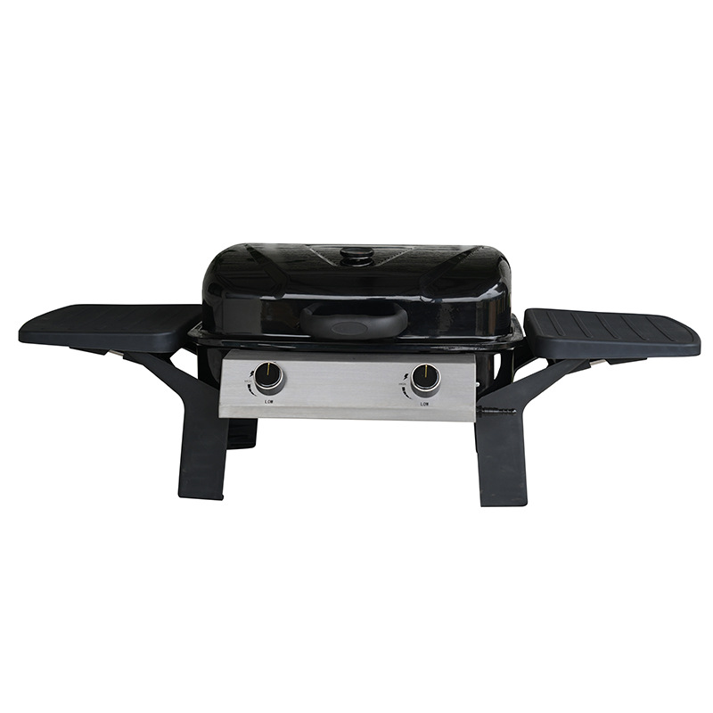 Nuevo horno de gas plegable portátil de doble cabeza horno de gas natural al aire libre horno de propano horno de gas horno de barbacoa horno de gas