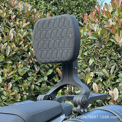 for Wuji Cu250 Bumper Folding: Motorcycle bumper - tianpu-style-aluminum-alloy-black-folding-backrest-and-tail-frame