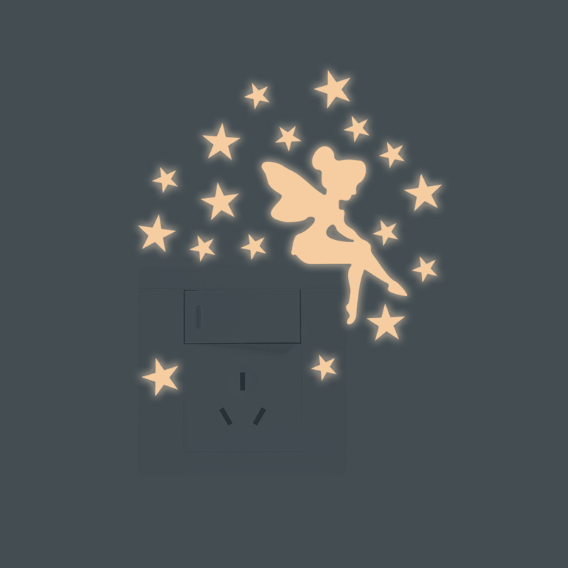 Cute Star Elf Pet Wall Sticker Wall Art display picture 1