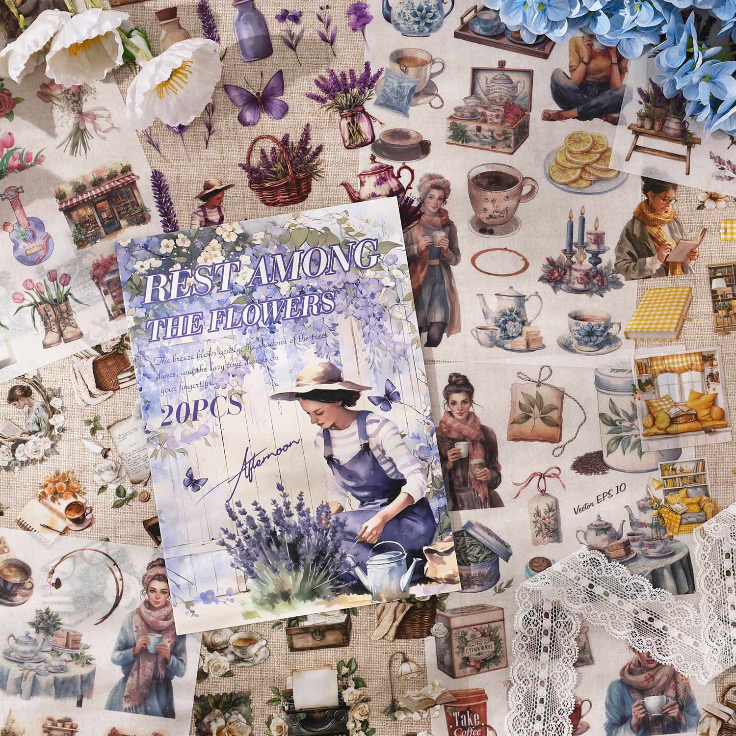 Recuerdos del tiempo Transfronterizo Retro libro de pegatinas de cuentas de bricolaje libro de decoración de diarios de cuentas de bricolaje retro libro de pegatinas de papel