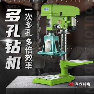 Multi-Axis Double-Axis Drilling Machine Cnc Industrial Bench Drill Desktop Drilling and Tapping Dual-Purpose Multi-Head Tapping Machine Adjustable Double-Head Metabo