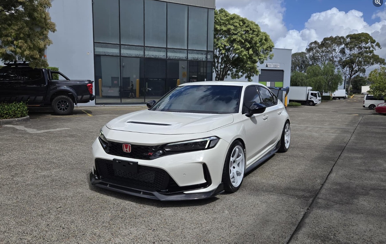 Suitable for Honda 11Th Generation Civic Fl5 Type R Modified Carbon Fiber Front Lip Modified Ad Style Front Bumper Front Spoiler
