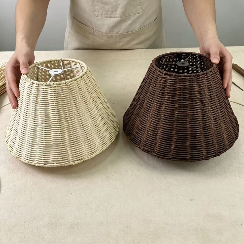 Cross-Border New Style Hand-Woven Rattan Lampshade, Natural Real Rattan Woven Lampshade Cross-Border New Style Hand-Woven Rattan Lampshade, Natural Real Rattan Woven Lampshade