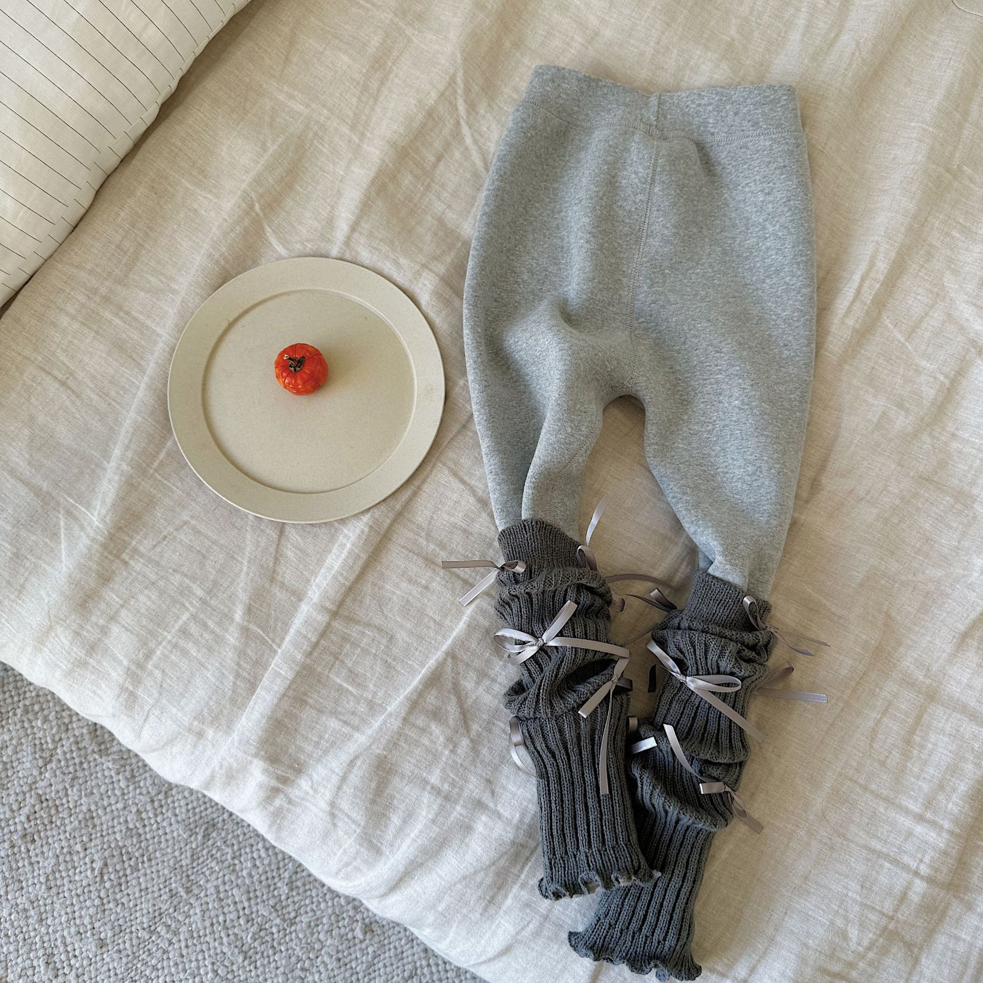 Liquidación: Leggings de invierno para niñas con forro polar integrado, calcetines para niños, medias para niñas, pantalones para bebés.