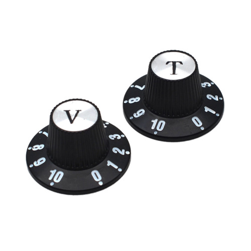 Exquisite Electric Guitar Volume Knob Tone Knob Bass Guitar Accessories Bass Aluminum Sheet High Shaft Potentiometer Cap