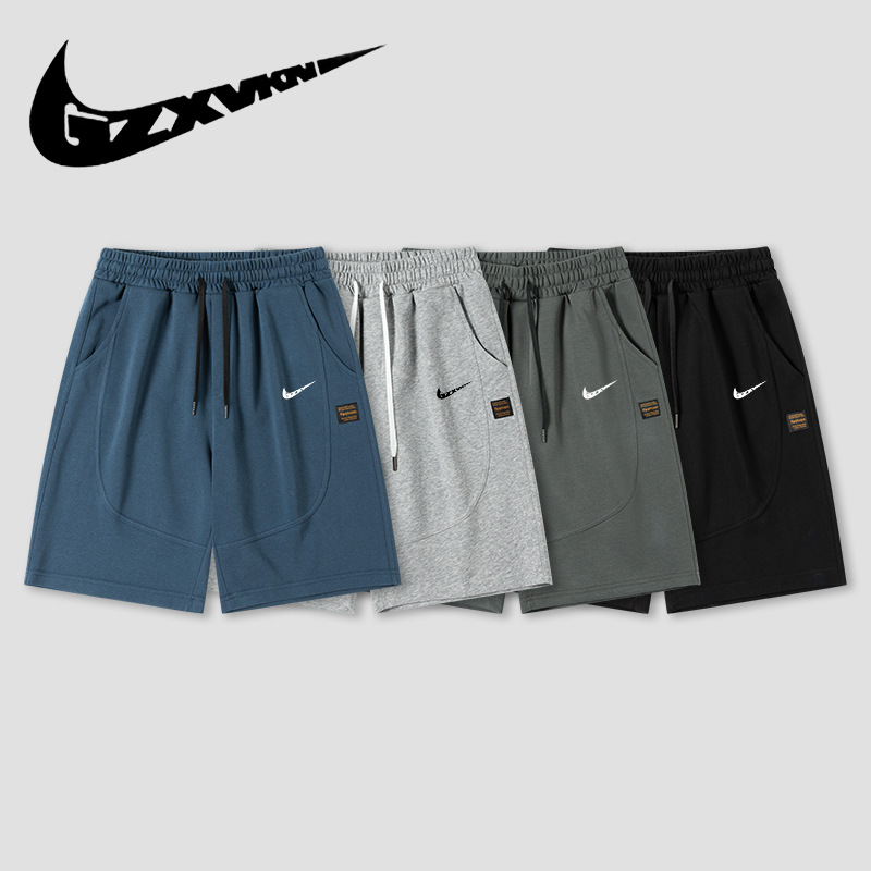 Shorts Men's Summer 2025 New Casual Shorts Men's Summer Loose American Trendy Brand Five-Quarter Pants Sweatpants Straight Pants