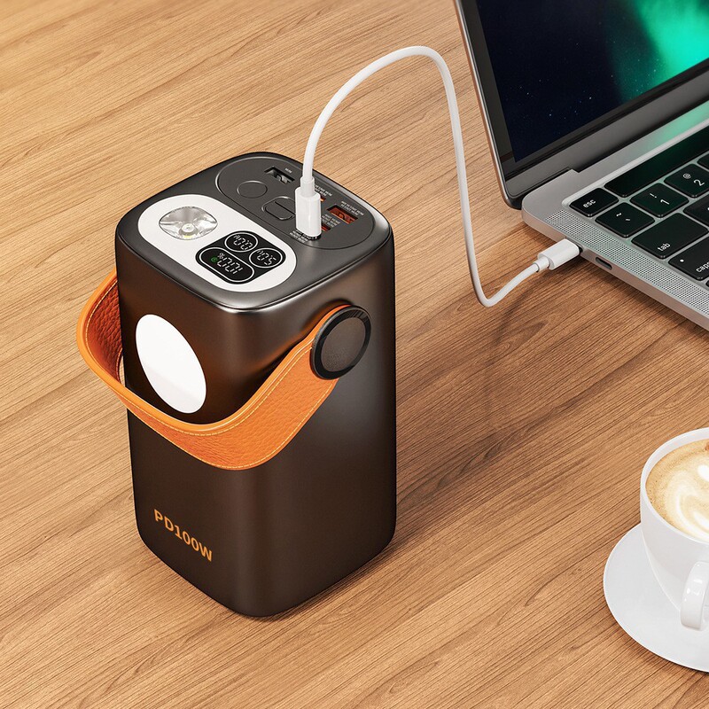 Power Bank 60000 Mah Super Large Capacity Pd100W Notebook Super Fast Charging Outdoor Mobile Power Supply Export